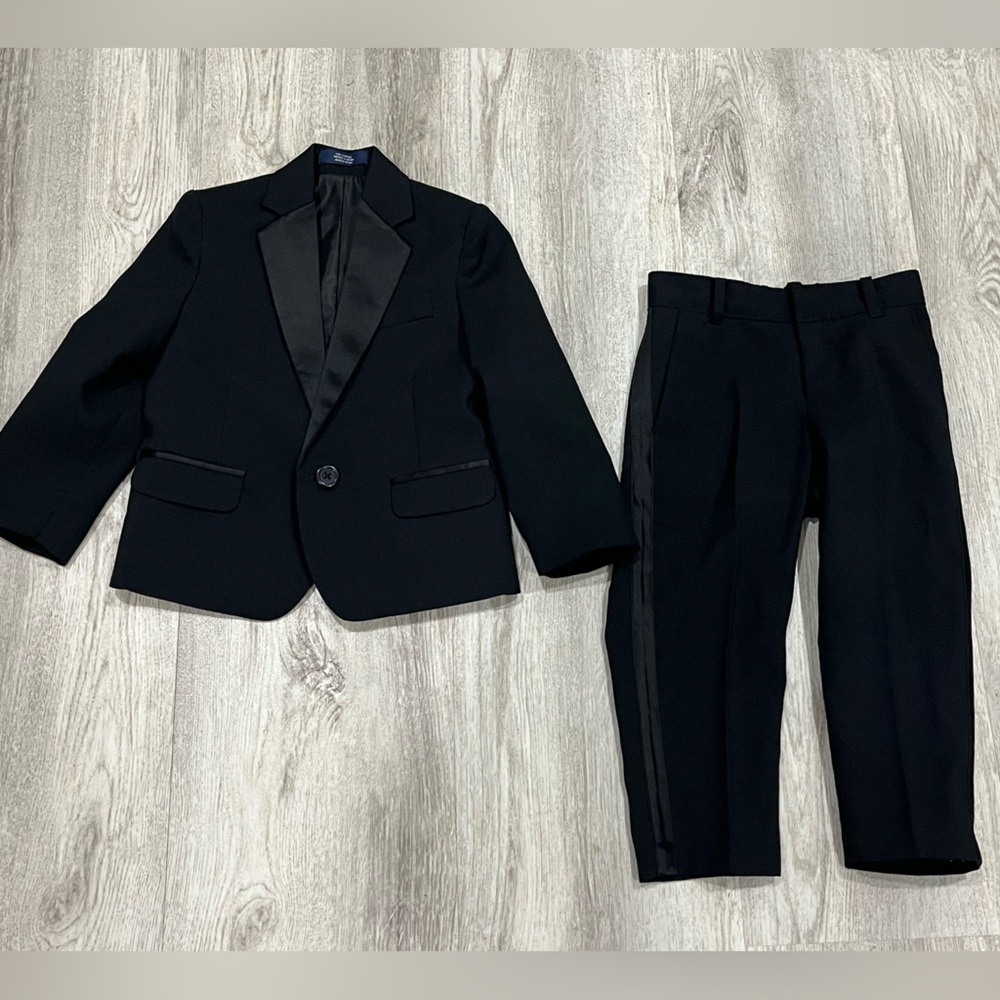 Nautica Kids Black Blazer and Pants Set